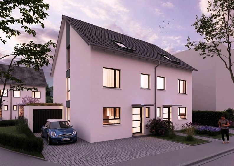 Engelsbrand - Förderfähiger KfW 55 Standard - Moderne Doppelhaushälfte in hochwertiger Ausstattung